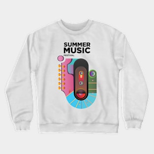 Summer Music Festival Crewneck Sweatshirt